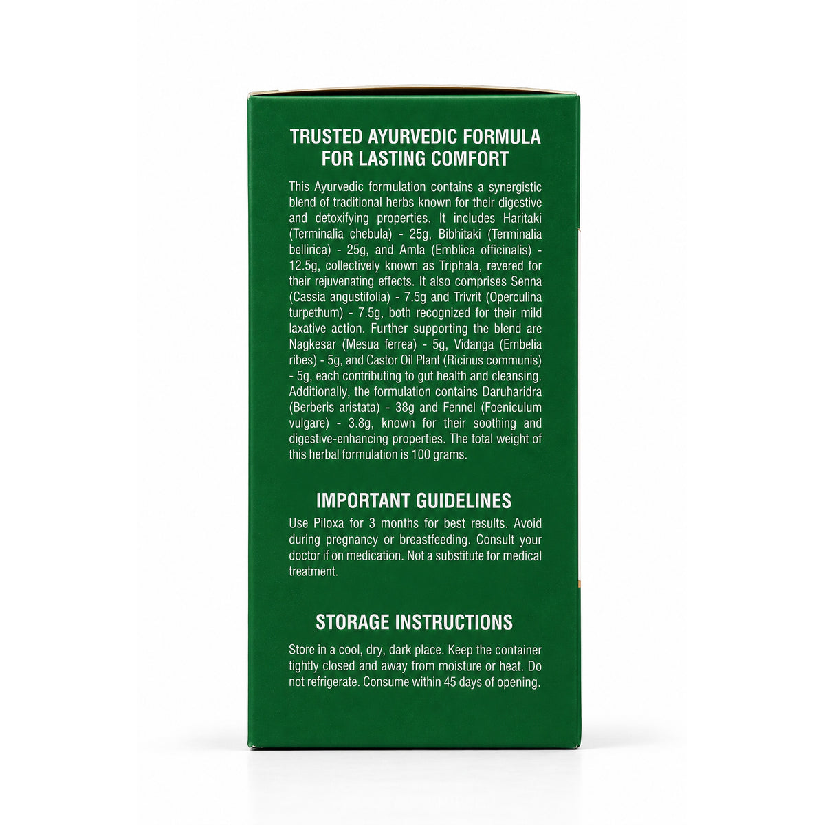 Piloxa Piles Support Powder – 100g